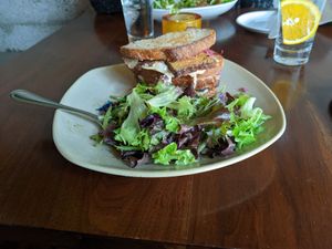 Reuben sandwich at Plum Bistro in Seattle