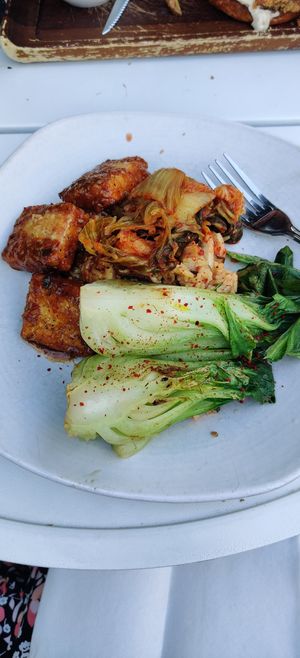 Crispy Korean tofu at Plum Bistro in Seattle