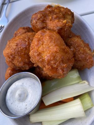 Buffalo cauliflower- so good get it!!!!  at Plum Bistro in Seattle