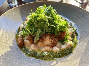 Black truffle sweet potato gnocchi   at Plum Bistro in Seattle