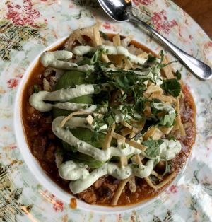 Chili  at Plum Bistro in Seattle