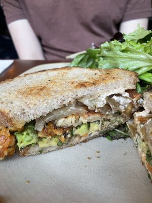 Chipotle Grill sandwich —no flavor  at Plum Bistro in Seattle