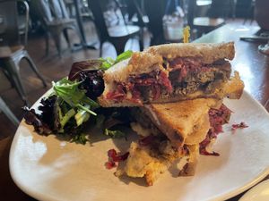 Reuben sandwich   at Plum Bistro in Seattle