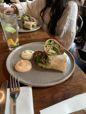 breakfast burrito  at Plum Bistro in Seattle