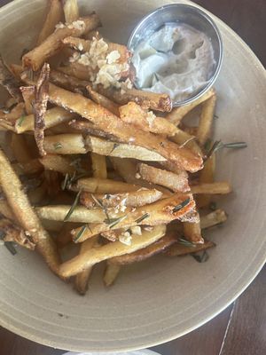 Rosemary fries  at Plum Bistro in Seattle