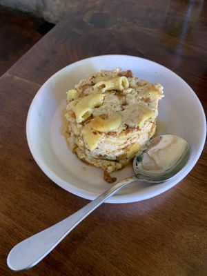 1/2 cup of Mac n cheese… I was left very hungry still. I think they can do better  at Plum Bistro in Seattle