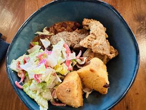 Fried Chik’n Bowl  at Plum Bistro in Seattle