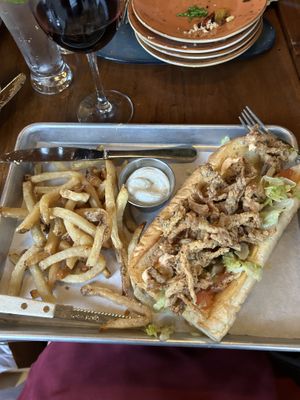Po’ Boy  at Plum Bistro in Seattle