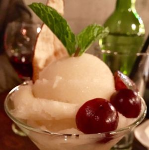 fresh sorbet at Plum Bistro in Seattle
