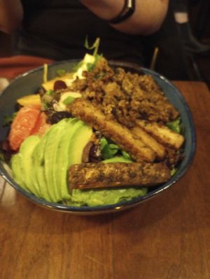 Mama Africa Salad Bowl at Plum Bistro in Seattle