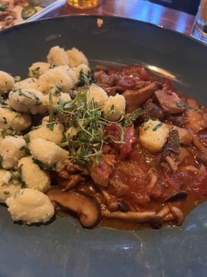 The wild mushrooms ragoo   at Plum Bistro in Seattle