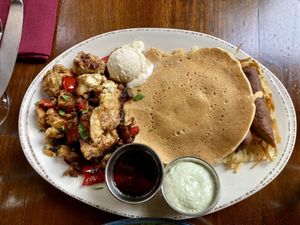 “Vegan Breakfast Classic"  at Plum Bistro in Seattle