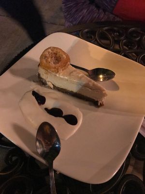 AMAZING coconut cheesecake  at Plum Bistro in Seattle