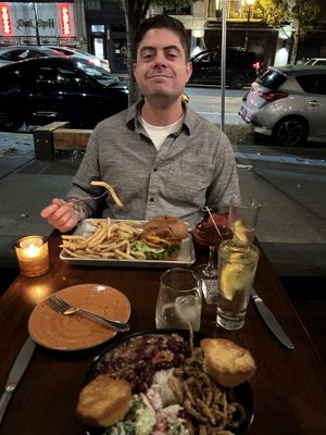 Burger ended up being SO much better than I could have ever anticipated   at Plum Bistro in Seattle