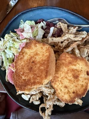 Fried Chick’n Bowl  at Plum Bistro in Seattle