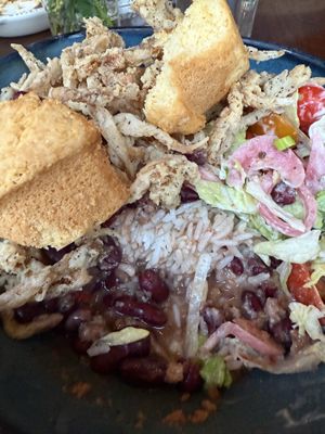 Fried “Chicken” Bowl  at Plum Bistro in Seattle