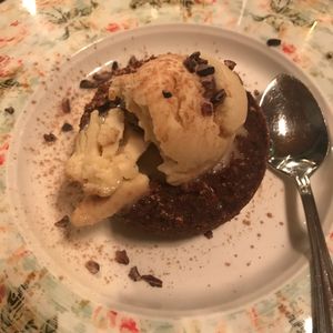 Lava cake at Plum Bistro in Seattle