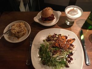 Happy hour options. at Plum Bistro in Seattle