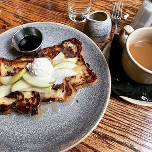 Gluten free vegan french toast💕 at Plum Bistro in Seattle