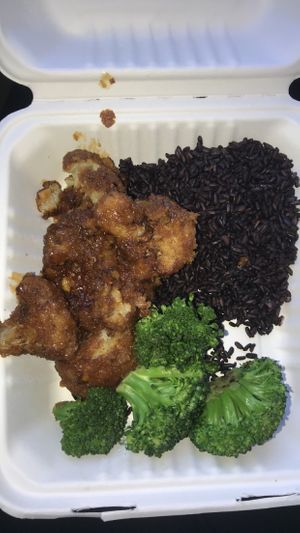 General tso’s cauliflower  at Plum Bistro in Seattle