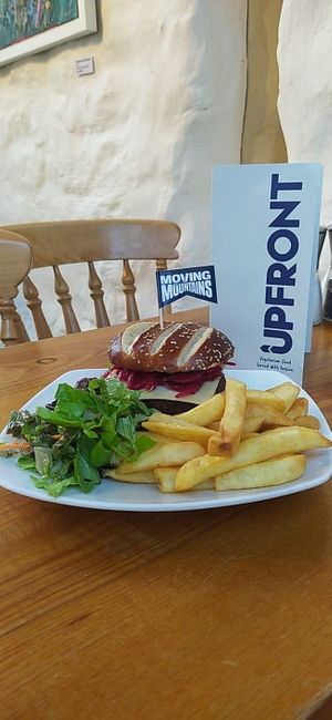 Veggie Burger  at Upfront in Penrith
