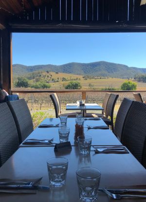 The view at Kawul in Pokolbin