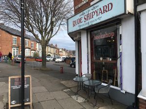 Outside  at The Rude Shipyard in Sheffield