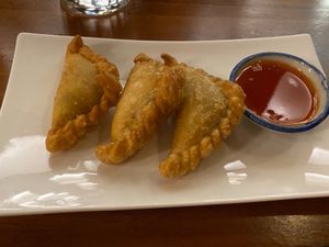 Curry puffs at Infuzions in Hornsby