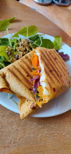 Halloumi for the veggie at Nourish in Inverness