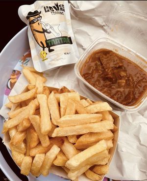 Vegan stoofvlees  at Den Halt in Pelt