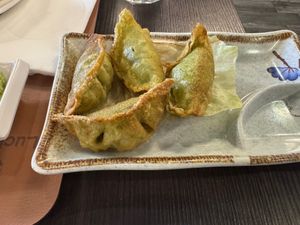 Vegetable dumplings (fried) at Lucky Sushi in Civitavecchia