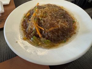 Soy sauce noodles at Lucky Sushi in Civitavecchia