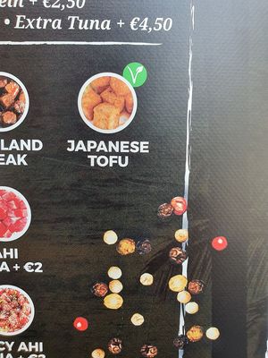 Japanese Tofu (for compose your own bowl)  at Hawaiian Poke Bowl in Leuven