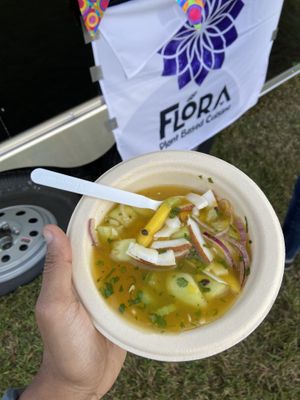 Soup at Flora Plant Based Cuisine in Orlando