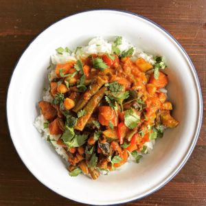 Curry at La Clé du Bonheur in Carentan Les Marais