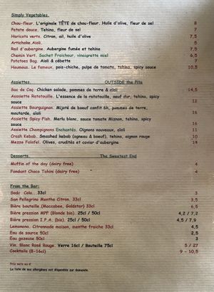   at Miznon - Canal St Martin in Paris