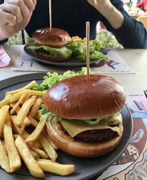 Beyond burger in Estrella at Estrella in Paphos