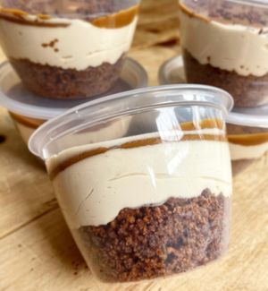 Biscoff Cheesecake (vegan) at Love Brew Scarborough in Scarborough