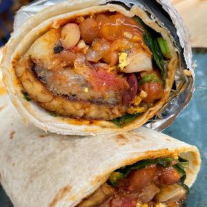 Breakfast Burrito (Ve) at Love Brew Scarborough in Scarborough
