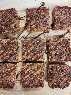 Choc-Nut Flapjack (Ve/GF) at Love Brew Scarborough in Scarborough