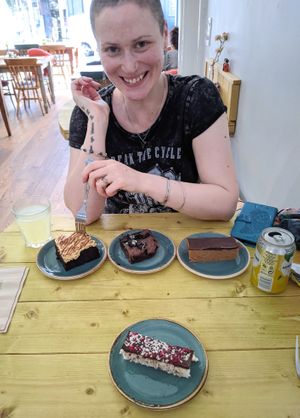 So many amazing vegan cakes that you can't possibly choose just one! at Love Brew Scarborough in Scarborough