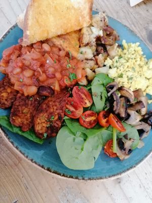 All day plantbased breakfast at Love Brew Scarborough in Scarborough