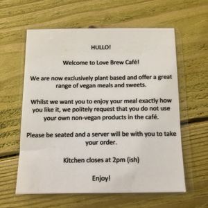 All safe  at Love Brew Scarborough in Scarborough