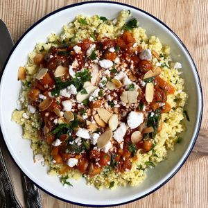Chickpea and spinach tagine  at Love Brew Scarborough in Scarborough