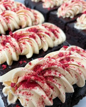 Peanut butter and raspberry choc sponge  at Love Brew Scarborough in Scarborough