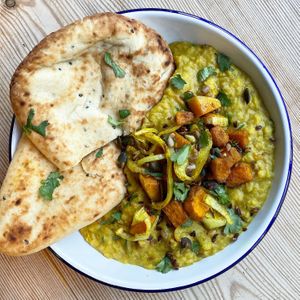 Squash coconut dhal  at Love Brew Scarborough in Scarborough