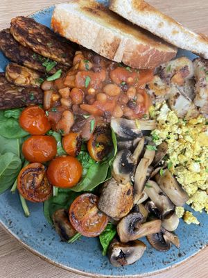 Plant based breakfast  at Love Brew Scarborough in Scarborough