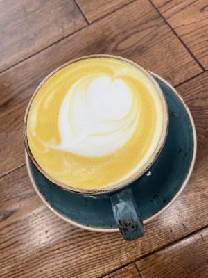 Turmeric Chai Latte 💛  at Love Brew Scarborough in Scarborough