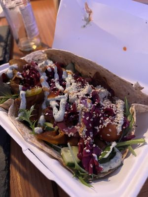 Kebab #Veganuary at Love Brew Scarborough in Scarborough