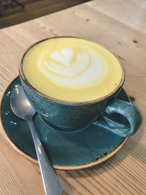 Golden turmeric chai   at Love Brew Scarborough in Scarborough